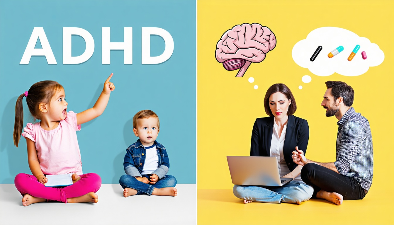 what makes adhd different in adults vs. children